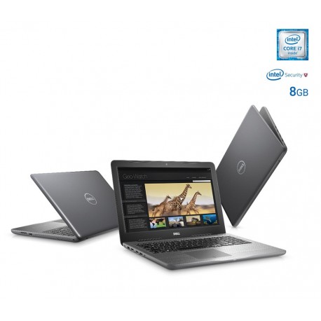 Dell Laptop INSPIRON 5567 G de 15.6" Core i7 Memoria de 8 GB Disco duro de 2 TB Gris - Envío Gratuito