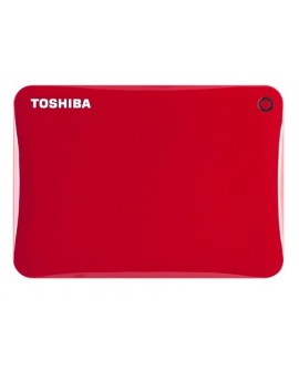 Toshiba Disco duro Canvio Connect II USB 3.0 1 TB Rojo - Envío Gratuito