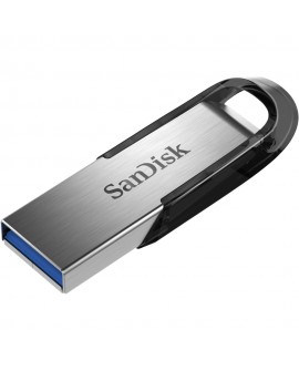 SanDisk USB Memoria Ultra Flair 3.0 16GB Plata Negro - Envío Gratuito
