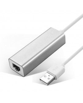 Boba Adaptador Ethernet USB Plata - Envío Gratuito