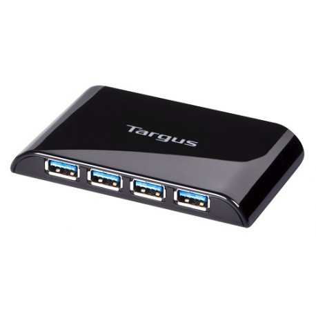 Targus HUB 4 puertos USB 3.0 Negro - Envío Gratuito