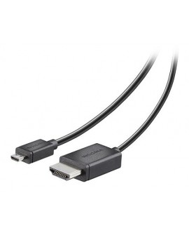 Insignia Cable micro HDMI 2.4 mts Negro - Envío Gratuito