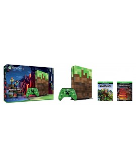 Microsoft XONE S Consola 1TB Minecraft Café/Verde - Envío Gratuito