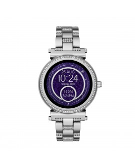 Michael Kors Smartwatch Sofie Plata con cristales - Envío Gratuito