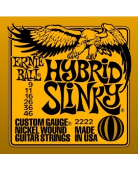 Ernie Ball Cuerda para guitarra eléctrica Hybrid Slinky Naranja - Envío Gratuito