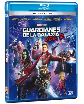 Guardianes de la Galaxia Vol. 2 (Blu Ray 3D) - Envío Gratuito